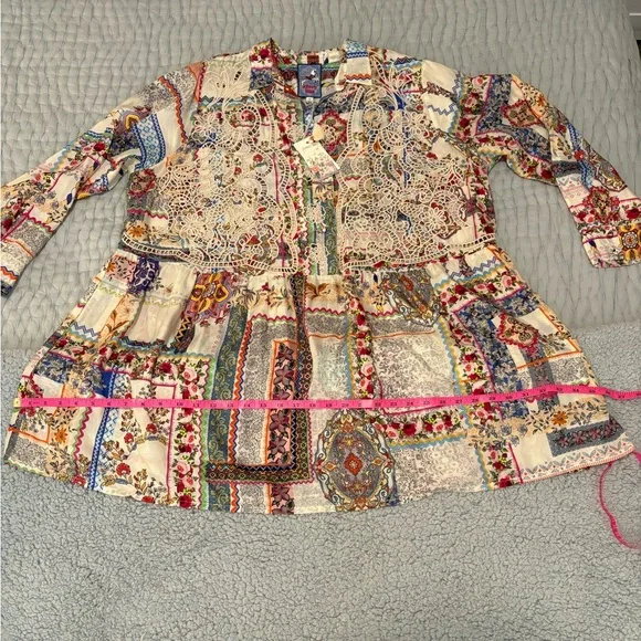 Johnny Was STANO MONROE TUNIC, 1X - Picture 9 of 10